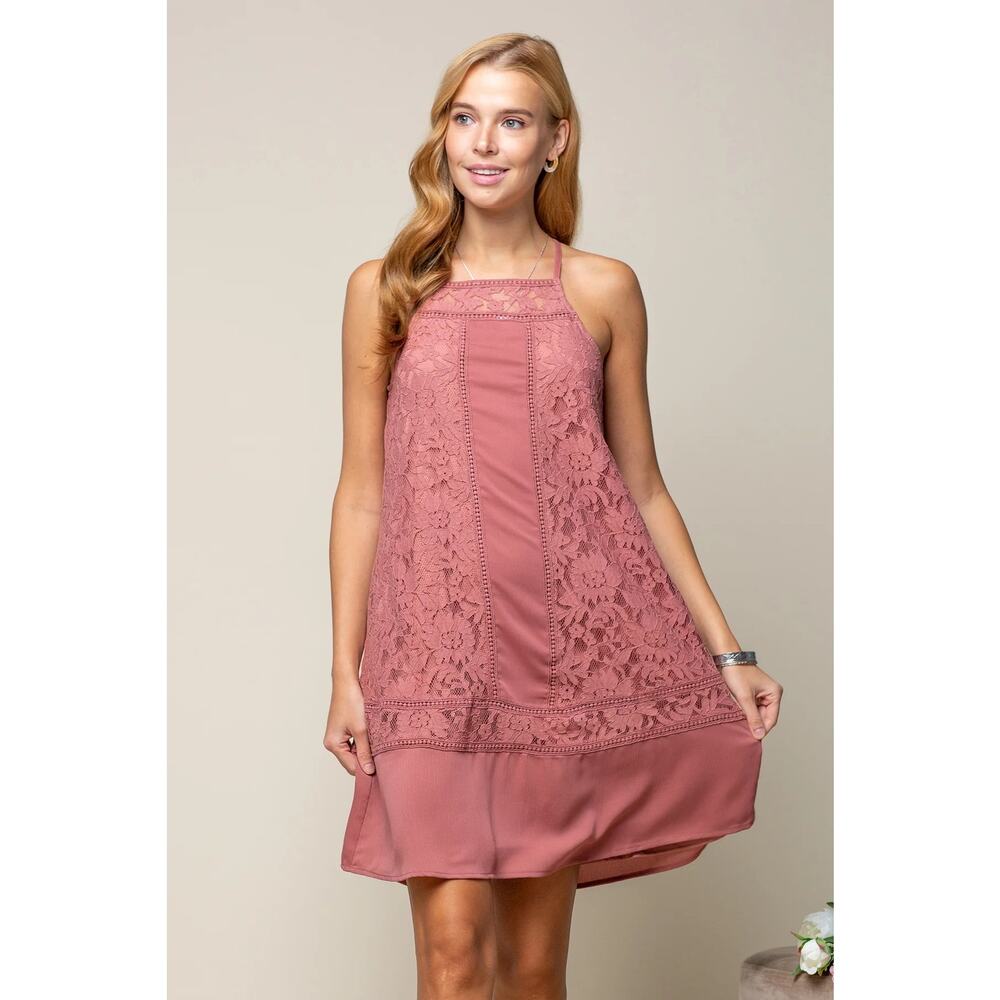 Doe & Rae Lace Midi Dress I Medium